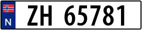 Truck License Plate
